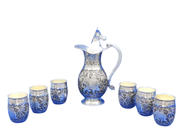 Silver Serving Set – Suman Jewellers Madurai